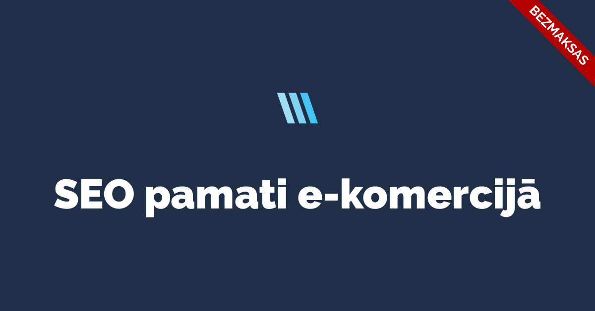 SEO pamati e-komercija